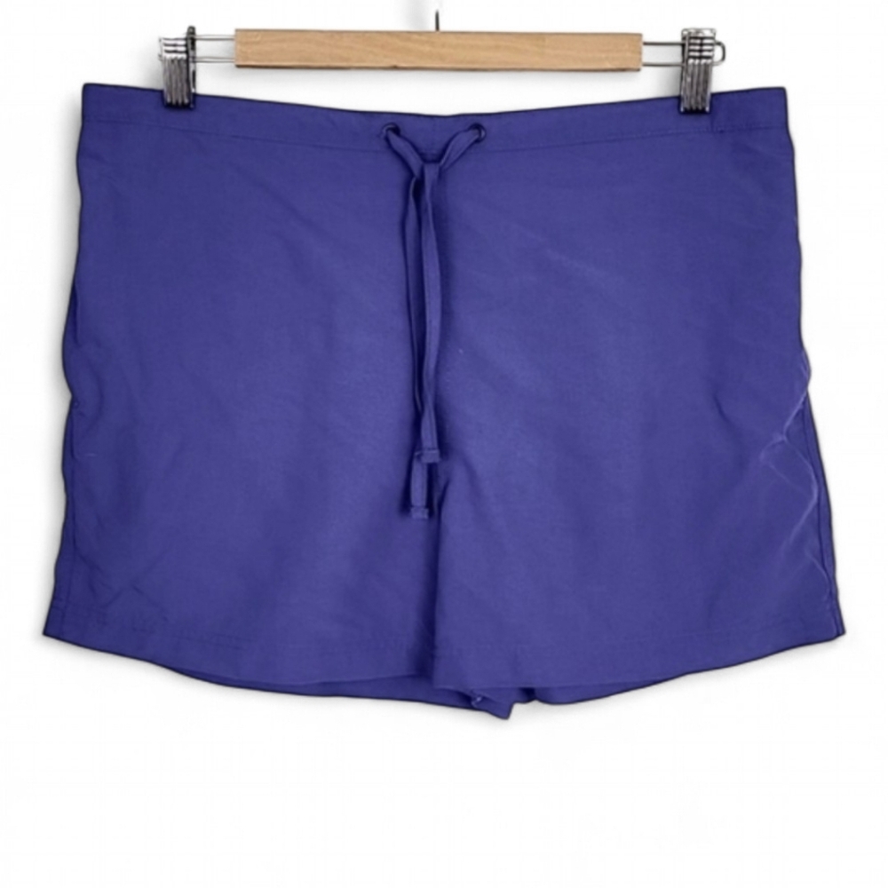 L.L. Bean Women's Activewear Shorts  Purple Stretch Pockets 3.5" Inseam S Reg